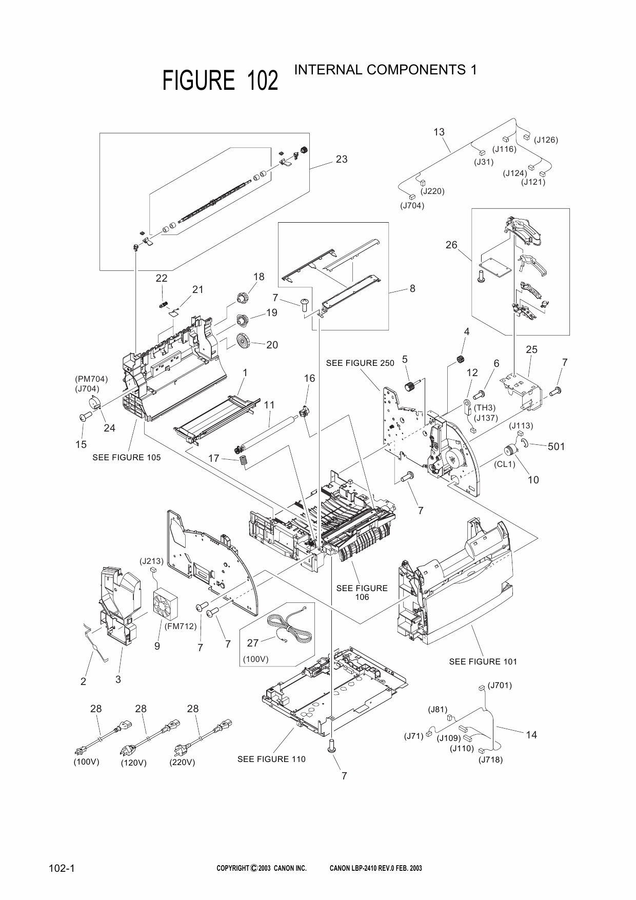 Canon imageCLASS LBP-2410 Parts Catalog Manual-4